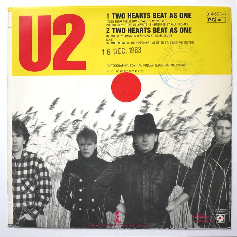 U2 - Two Hearts Beat As One - Image 2