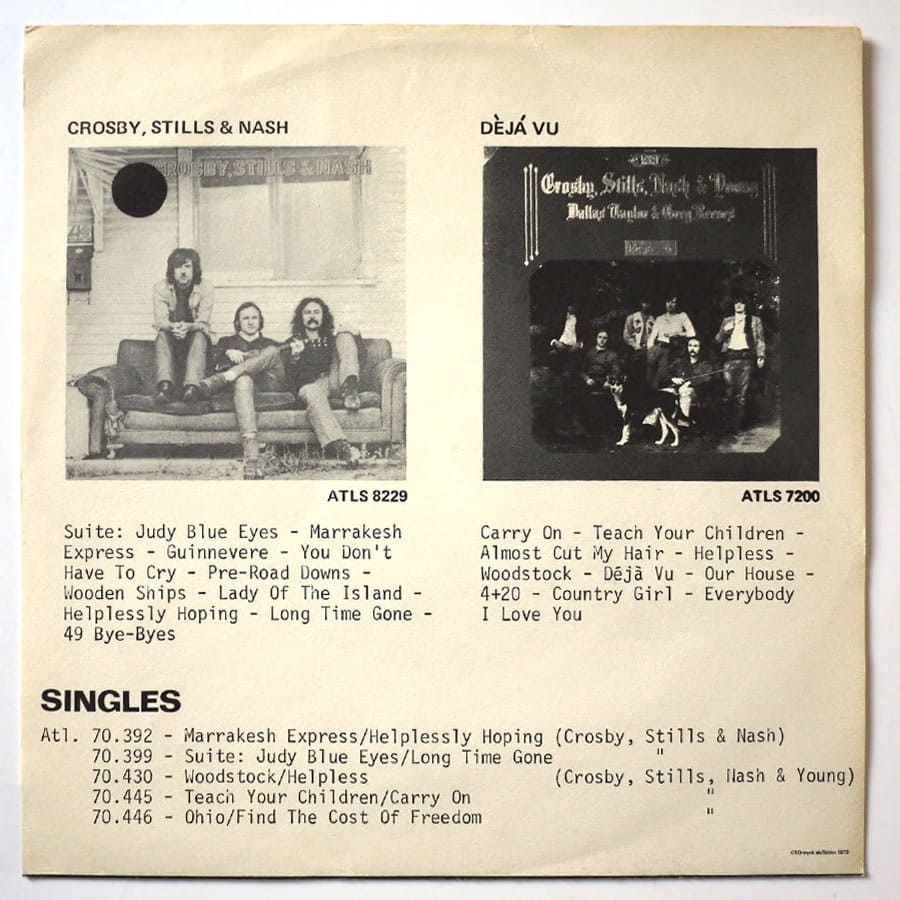 CROSBY, STILLS, NASH & YOUNG - Teach Your Children - Image 2