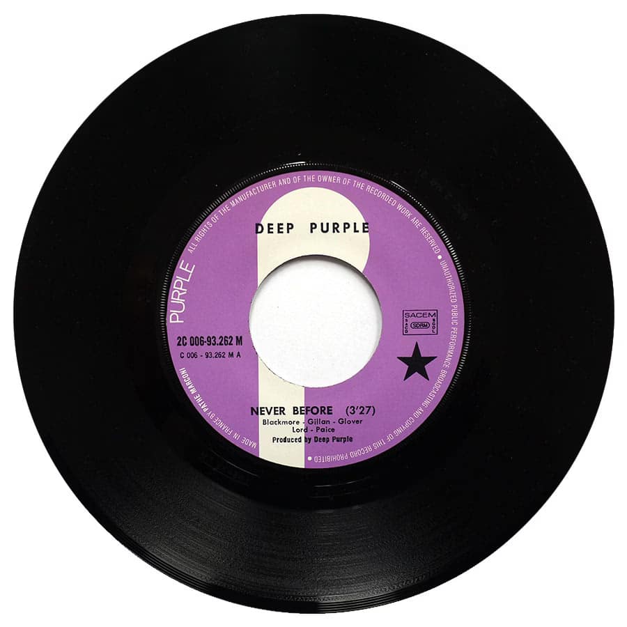 DEEP PURPLE - Never Before - Image 3