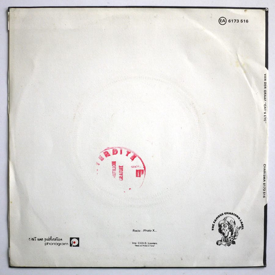 VAN DER GRAAF GENERATOR - Cat's Eye - Image 2