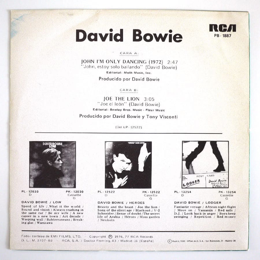 DAVID BOWIE - John I'm Only Dancing (PROMO) - Image 3