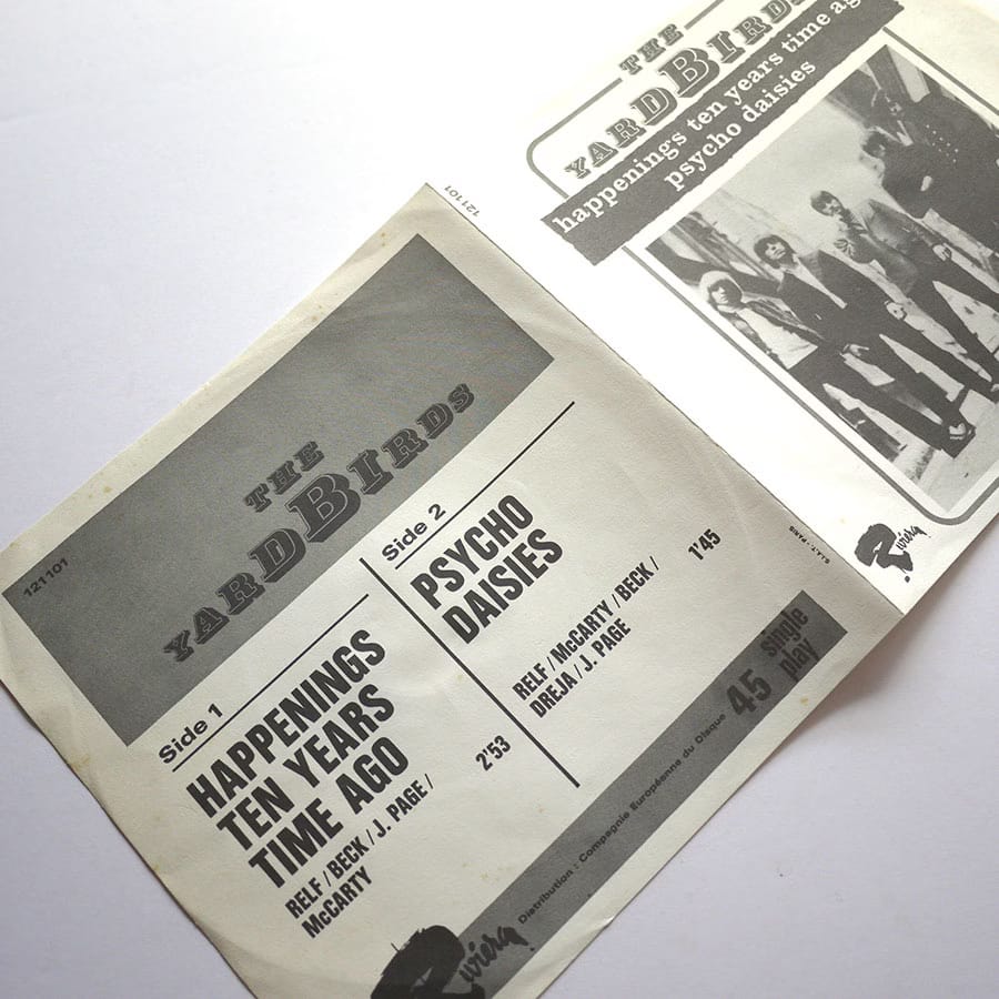 YARDBIRDS - Happenings Ten Years Time Ago - Image 5