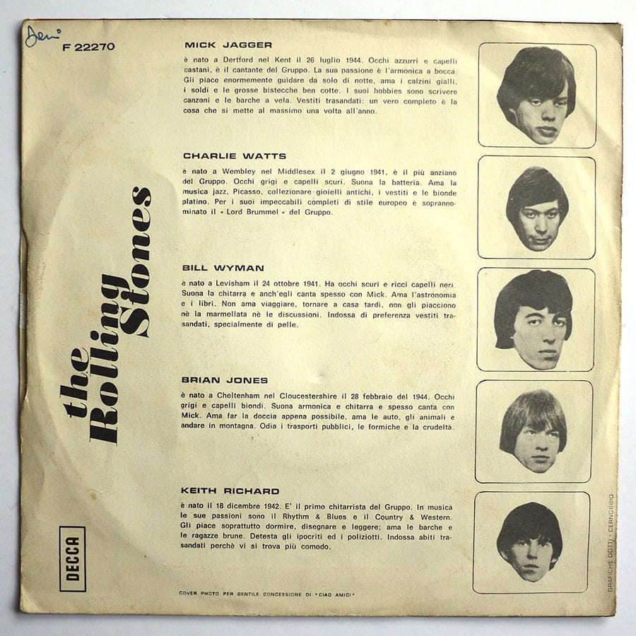 ROLLING STONES - As Tears Go By - Image 2