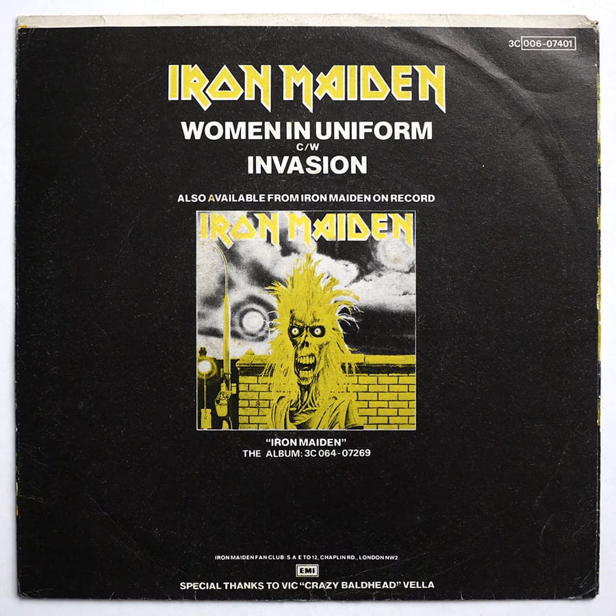IRON MAIDEN - Women In Uniform - Image 2