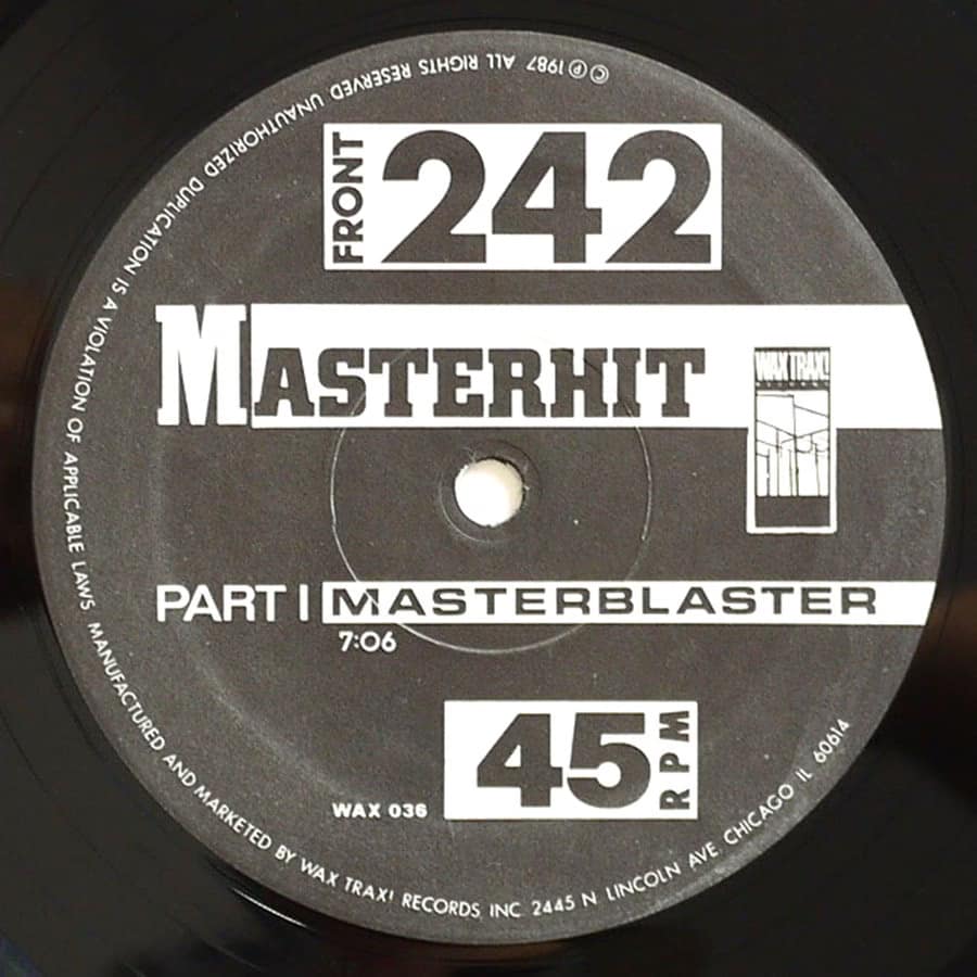 FRONT 242 - Masterhit - Image 4