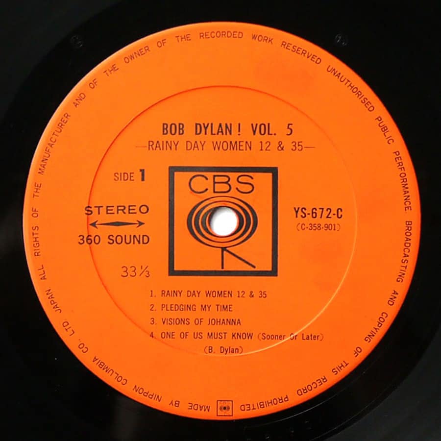 BOB DYLAN - Rainy Day Women 12&35 (Vol.5) - Image 7