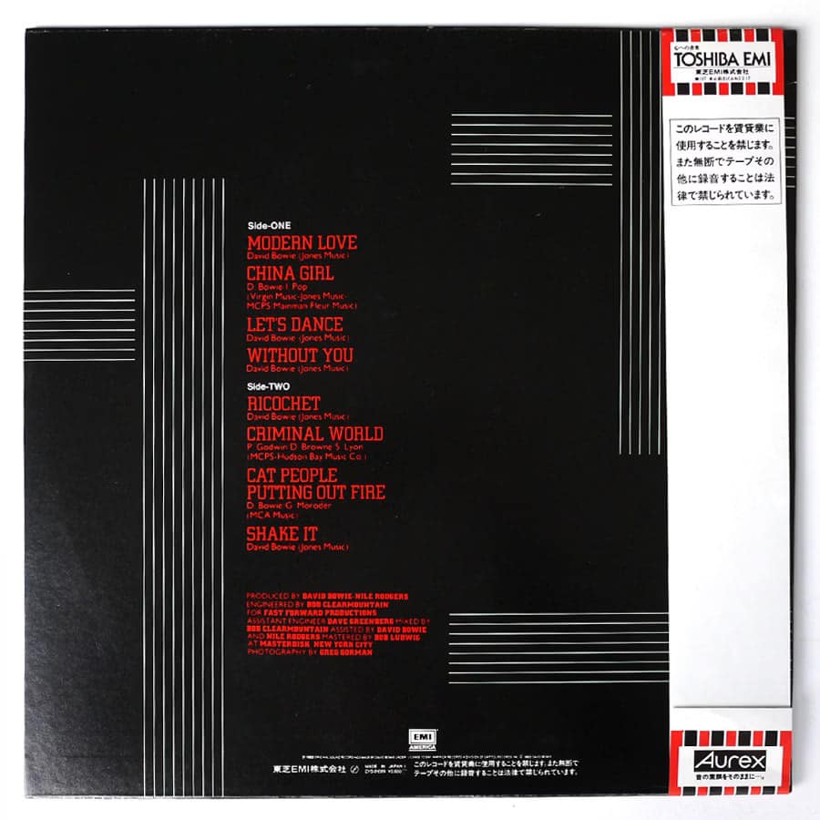 DAVID BOWIE - Let's Dance - Image 2