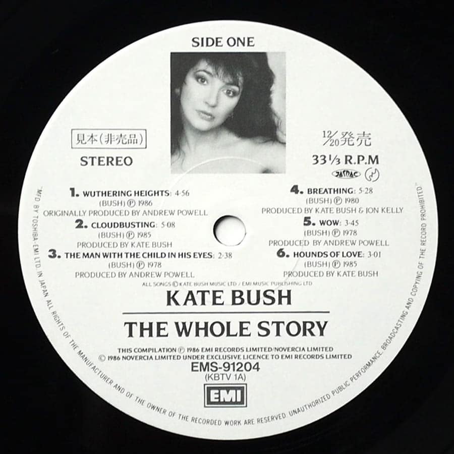 KATE BUSH - The Whole Story (PROMO) - Image 10