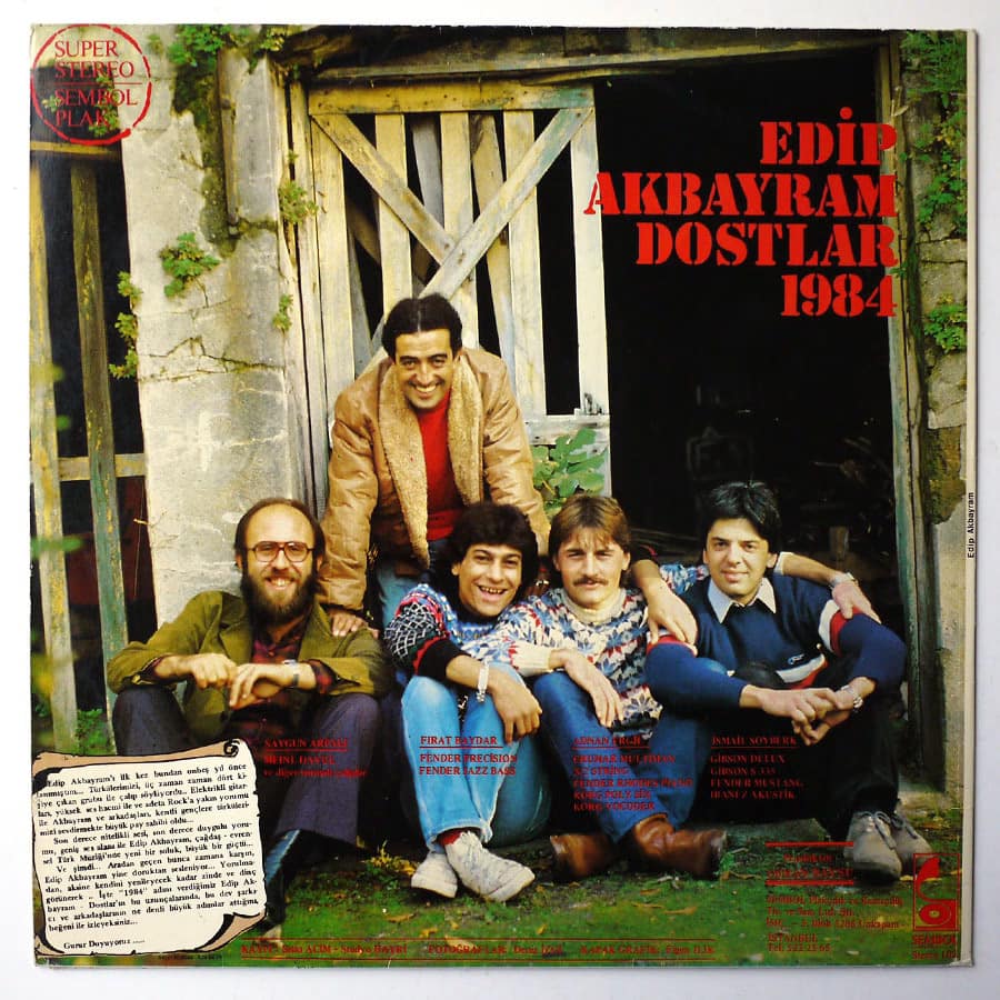 EDIP AKBAYRAM, DOSTLAR - 1984 - Image 2