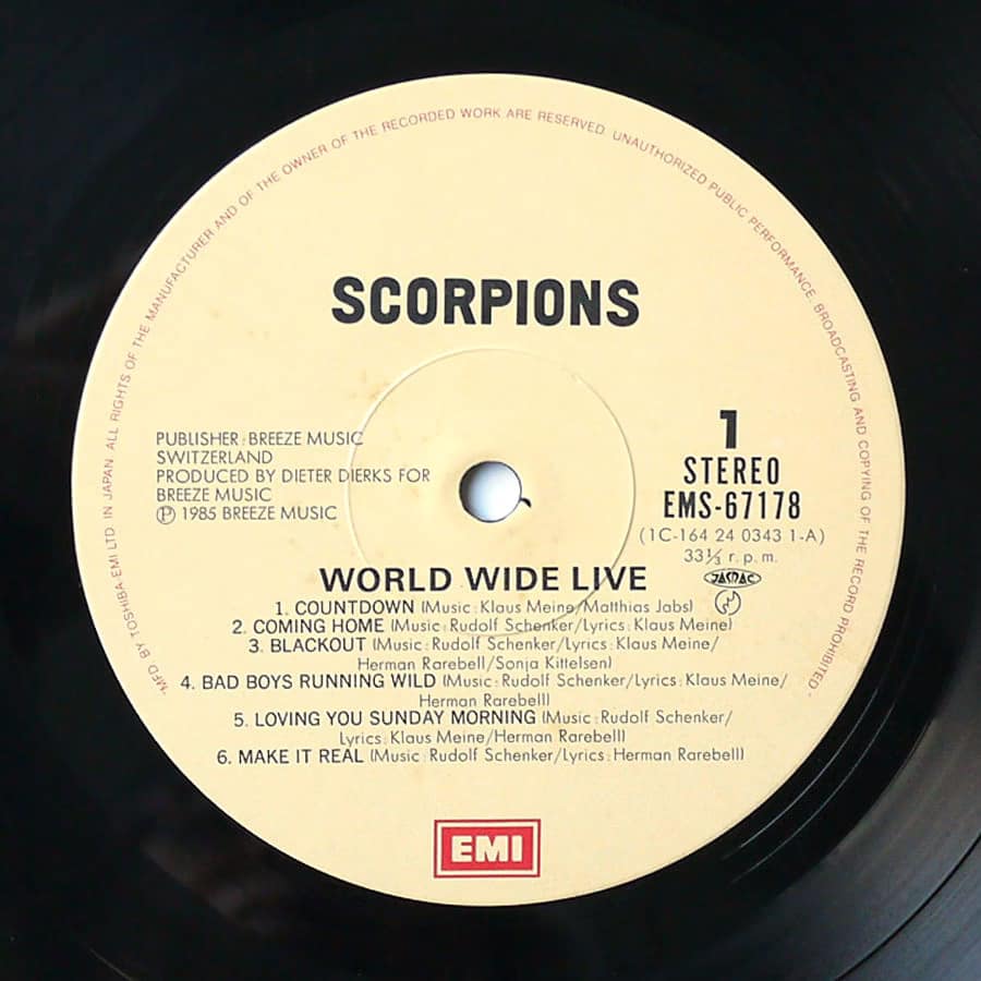 SCORPIONS - World Wide Live - Image 12