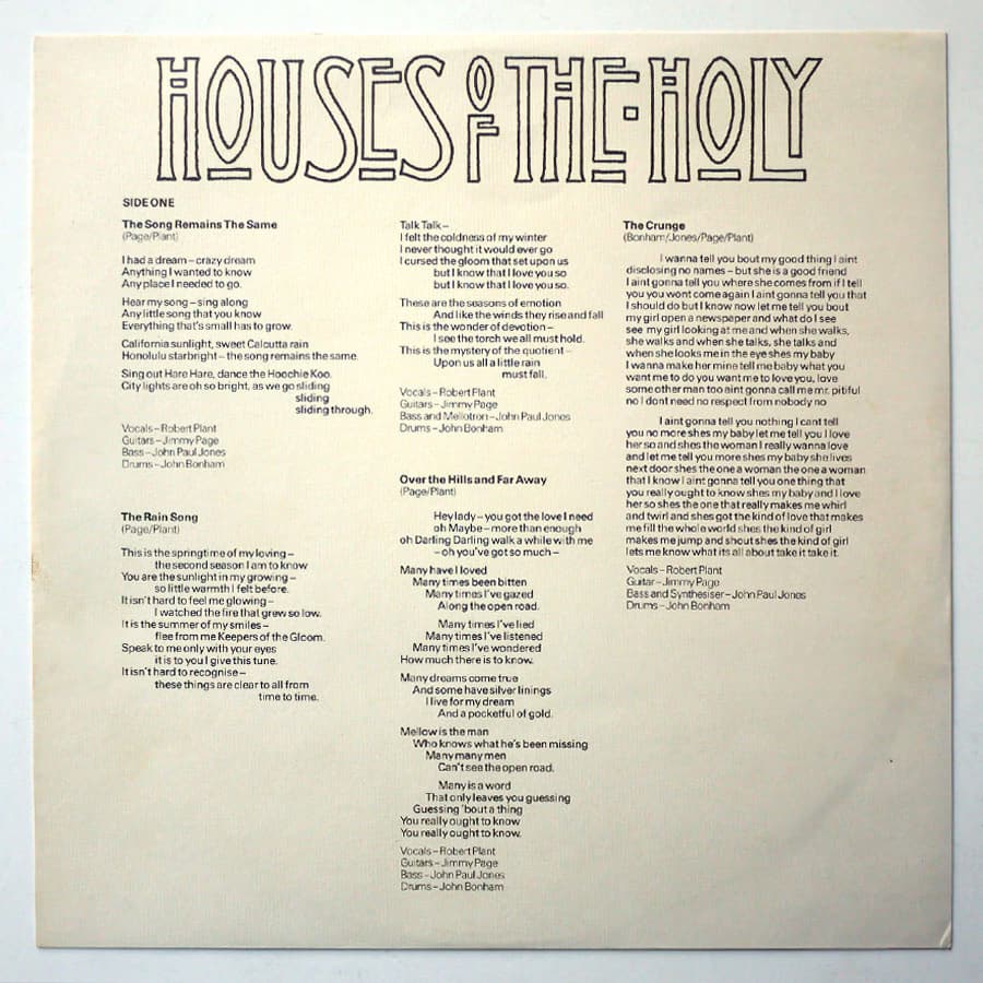 LED ZEPPELIN - Houses Of The Holy - Image 9