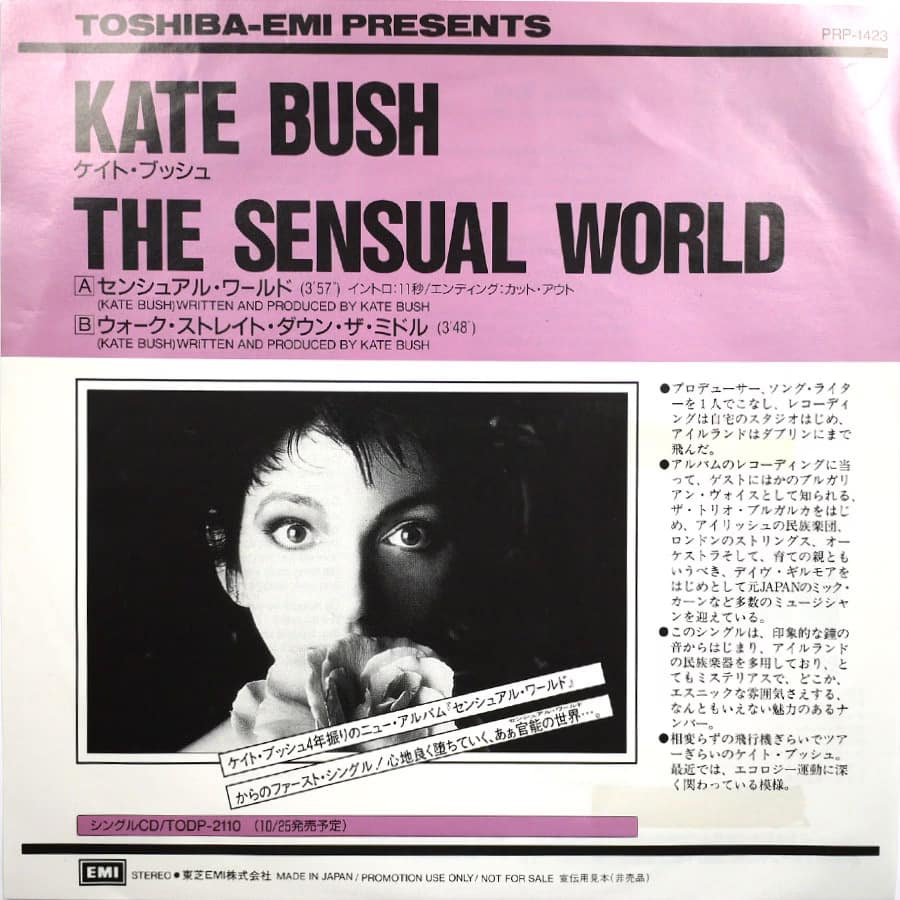 KATE BUSH - The Sensual World (PROMO)