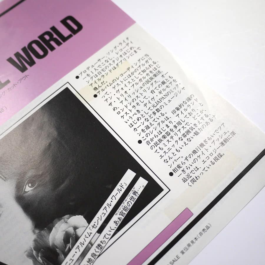 KATE BUSH - The Sensual World (PROMO) - Image 3