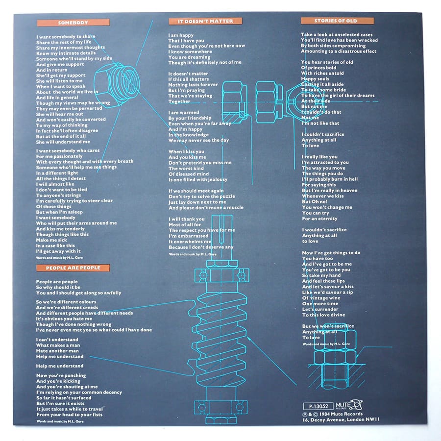 DEPECHE MODE - Some Great Reward - Image 6