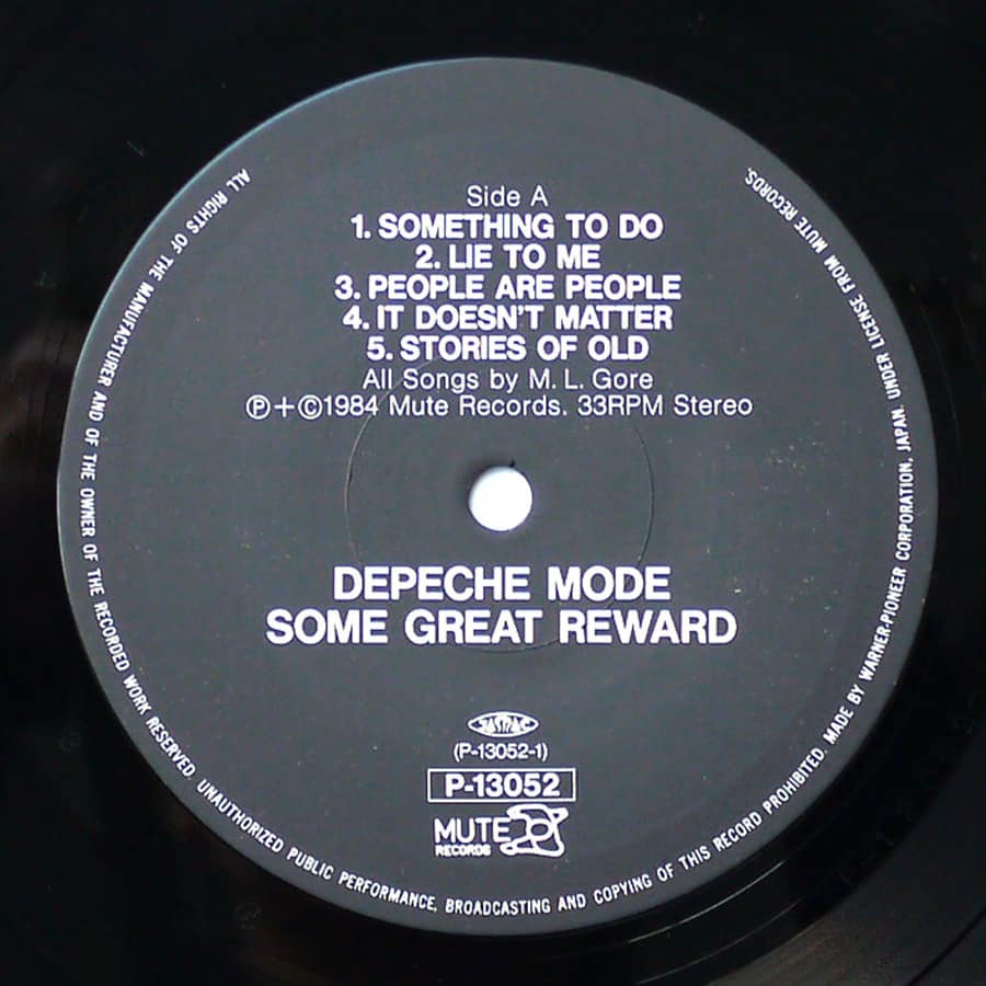 DEPECHE MODE - Some Great Reward - Image 7