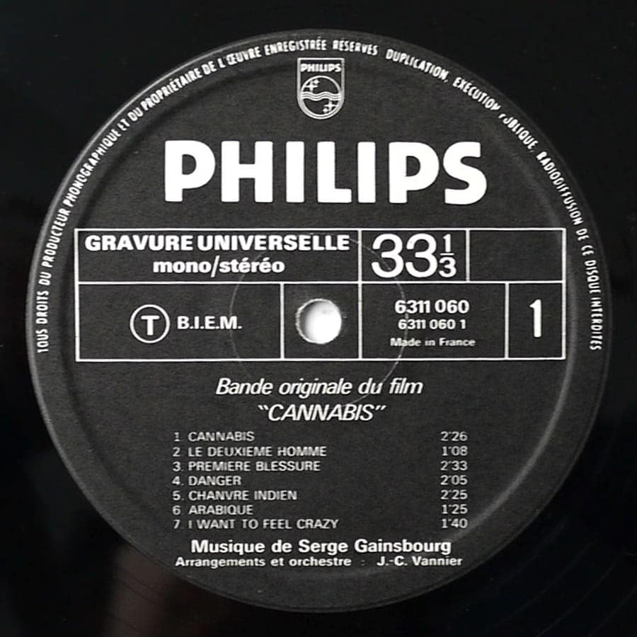 SERGE GAINSBOURG - Cannabis - Image 9